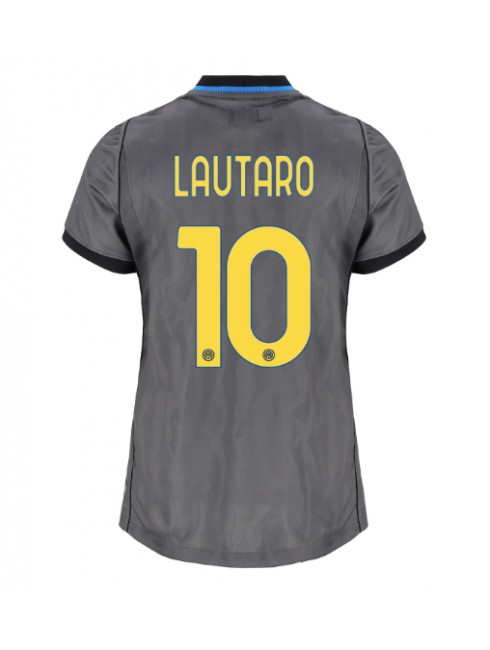 Ženski Nogometna dresi replika Inter Milan Lautaro Martinez #10 Tretji 2026-27 Kratek rokav Ženski Nogometna dresi replika Inter Milan Lautaro Martinez #10 Tretji 2026-27 Kratek rokav